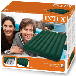 Felfújható ágy Intex Prestige 191x137x22 cm zöld