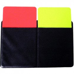 Bírói lap piros/sárga tokban Sportszer Winner