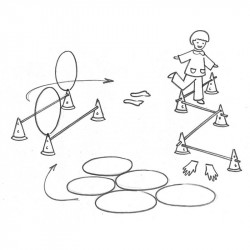 Egyensúlyozó és mozgásfejlesztő szett C