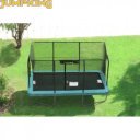 Trambulin Jumpking szögletes 244x366 cm