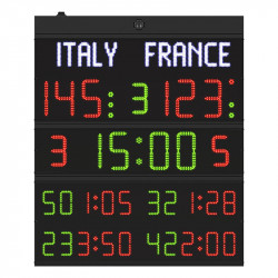 Multisport eredményjelző 140x168x9 cm beltéri