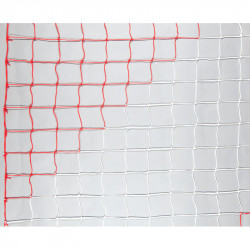 Labdarúgó-kapuháló 12x12 cm, 4 mm, olasz piros Sportszer Olasz Sportháló