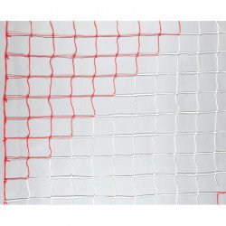 Labdarúgó-kapuháló 12x12 cm, 4 mm, olasz piros Sportszer Olasz Sportháló