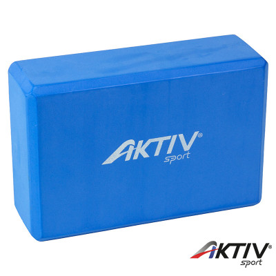 Aktivsport jóga tégla 23x15x7,5 cm kék