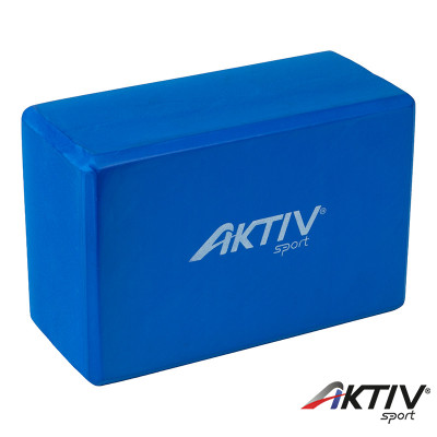 Aktivsport jóga tégla 23x15x10 cm kék