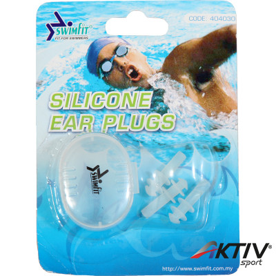 Swimfit 404030 füldugó szilikon 3 db/cs színtelen