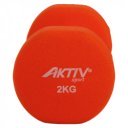 Súlyzó neoprén Aktivsport 2 kg narancs