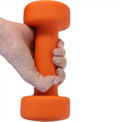 Súlyzó neoprén Aktivsport 2 kg narancs