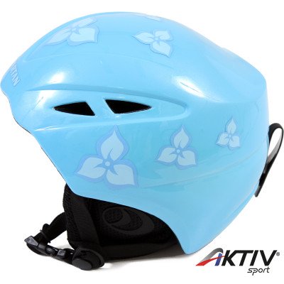 Sí sisak női, lány kék virágos sérült csomagolás