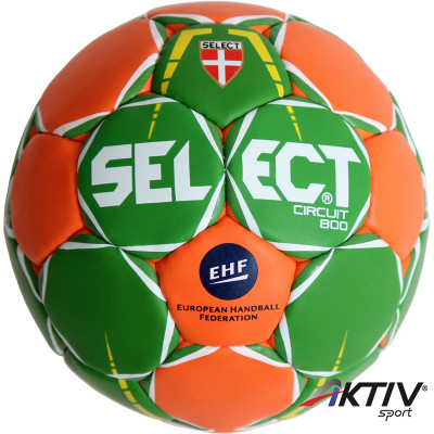 Kézilabda Select Circuit zöld-narancs 450 g