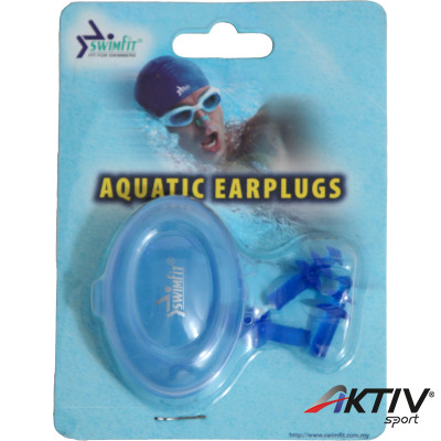 Swimfit 600911 füldugó szil., kék 3 db/csom