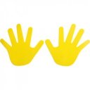 Kéz alakú padlójelölő szett 12 db Aktivsport