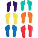 Láb alakú padlójelölő szett 12 db Aktivsport