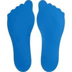 Láb alakú padlójelölő szett 12 db Aktivsport