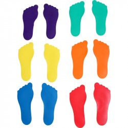 Láb alakú padlójelölő szett 12 db Aktivsport