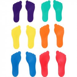 Láb alakú padlójelölő szett 12 db Aktivsport Aktivsport® termékek Aktivsport