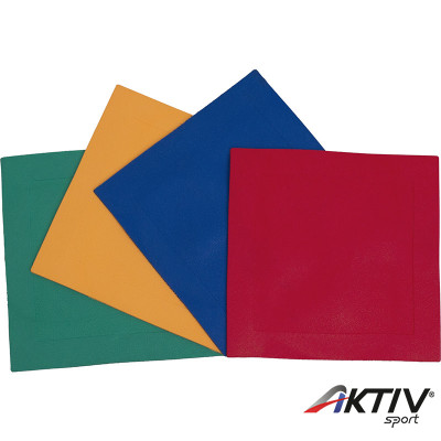 Négyzet alakú padlójelölő szett Aktivsport 4 db