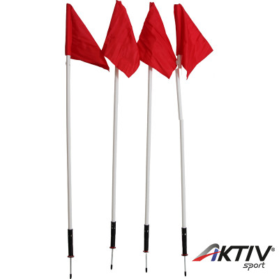 Szögletzászló Aktivsport flexibilis leszúrható 4 db