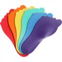 Láb alakú padlójelölő szett 6 db Aktivsport