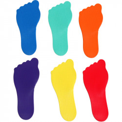 Láb alakú padlójelölő szett 6 db Aktivsport Sportszer Aktivsport