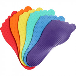 Láb alakú padlójelölő szett 6 db Aktivsport