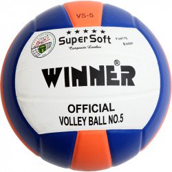 Röplabda, VS-5 ragasztott PU kék-fehér-narancssárga Sportszer Winner