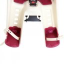 Kerékpáros gyerekülés Polisport Junior bézs-bordó