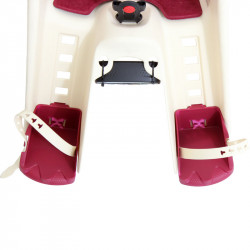 Kerékpáros gyerekülés Polisport Junior bézs-bordó