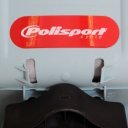 Kerékpáros gyerekülés Polisport kék