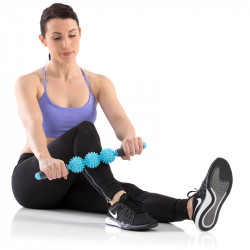 Masszírozó roller Gymstick Active kék