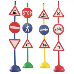 Kresz tábla szett A Játék Italveneta Didattica