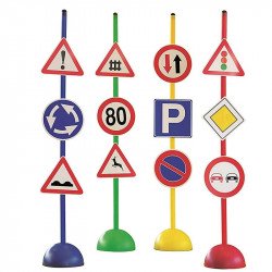 Kresz tábla szett B Játék Italveneta Didattica