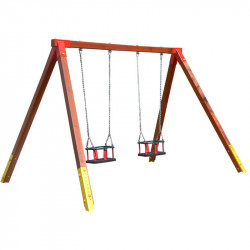 Kétüléses lengőhinta bébihintával Játék Haász