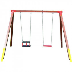 Kétüléses lengőhinta bébi és laphintával Játék Haász