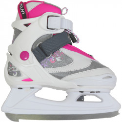 Soft Judith jégkorcsolya fehér-rózsaszín