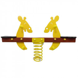 Kétüléses rugós mérleghinta figurás felépítménnyel