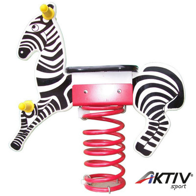 Zebra rugós játék