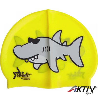 Úszósapka Swimfit cápás sárga