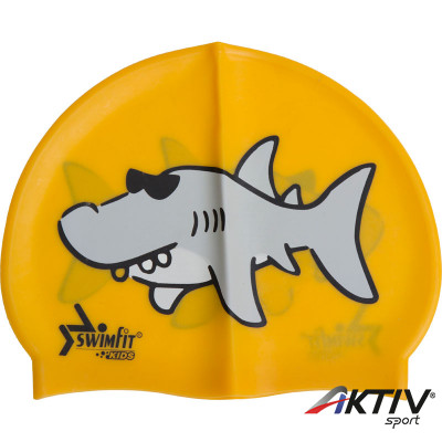 Úszósapka Swimfit cápás narancssárga
