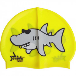 Úszósapka Swimfit cápás sárga BLACK WEEK Swimfit