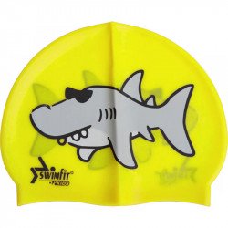 Úszósapka Swimfit cápás sárga BLACK WEEK Swimfit