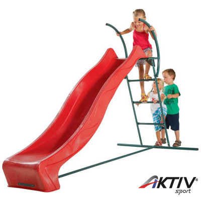 Létra-csúszda kombi piros