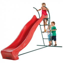 Létra-csúszda kombi piros Játszótéri eszközök Haász