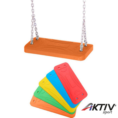 Alubetétes laphinta gumiborítású 1,8 m-es lánccal narancssárga