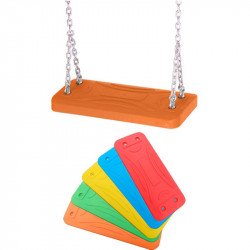 Alubetétes laphinta gumiborítású 1,8 m-es lánccal narancssárga Játék