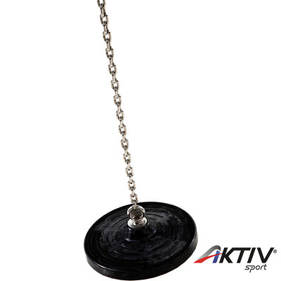 Fémbetétes tányérhinta kerek 2,5 méteres rozsdamentes lánccal