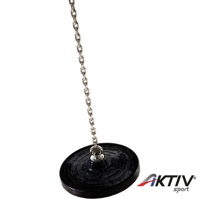 Fémbetétes tányérhinta kerek 2,5 méteres rozsdamentes lánccal