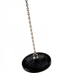 Fémbetétes tányérhinta kerek 2,5 méteres rozsdamentes lánccal Játék