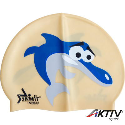 Úszósapka Swimfit delfines bézs