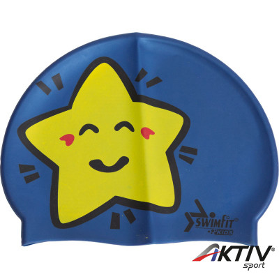 Úszósapka Swimfit csillagos kék